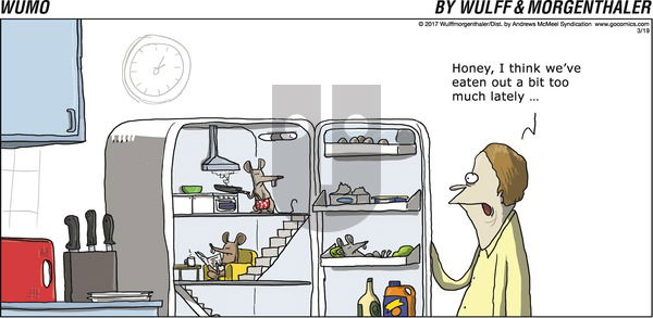 WuMo on Sunday March 19, 2017 Comic Strip