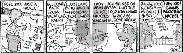 Drabble on Friday August 15, 1997 Comic Strip