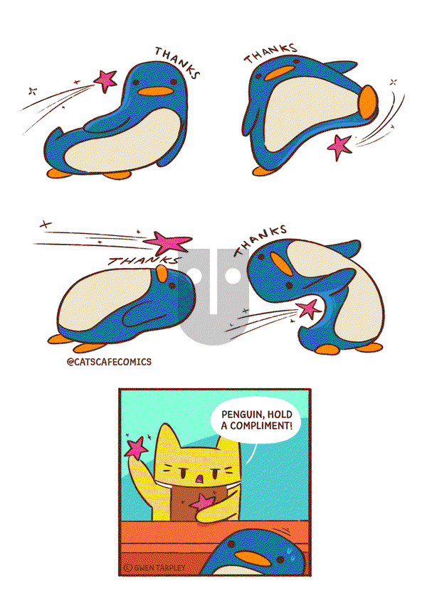 Cat's Cafe on Friday March 15, 2024 Comic Strip