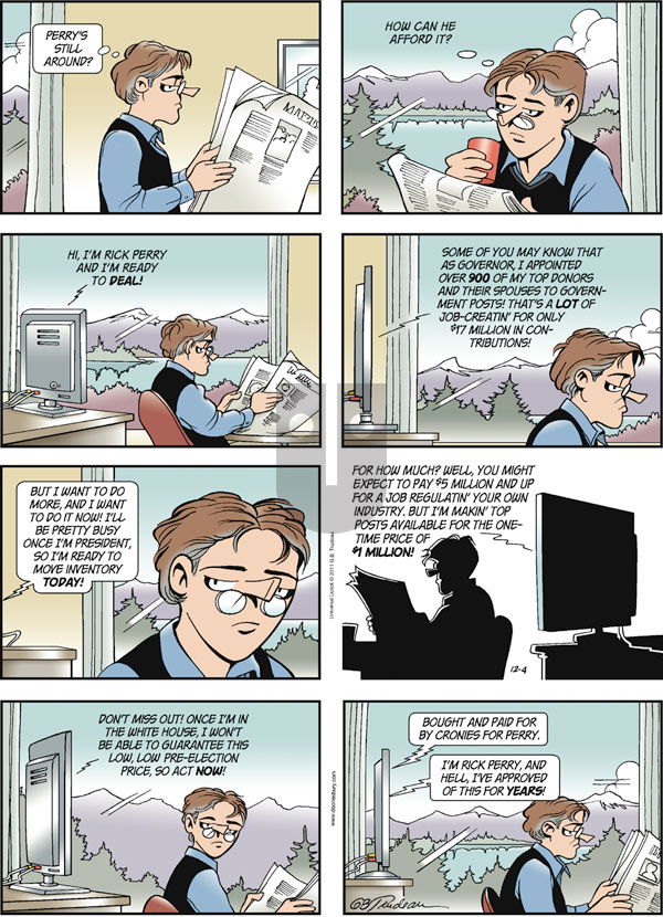 Doonesbury on Sunday December 4, 2011 Comic Strip