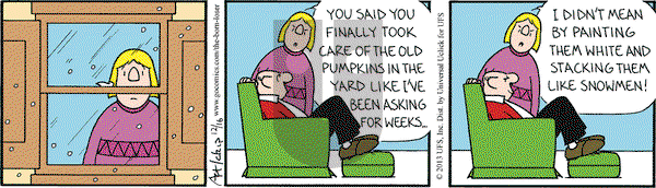The Born Loser on Monday December 16, 2013 Comic Strip