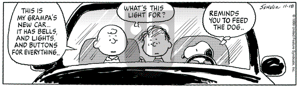 Peanuts on Monday November 22, 1999 Comic Strip