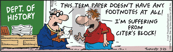 Frank and Ernest on Tuesday March 25, 2014 Comic Strip