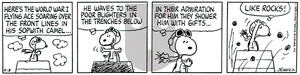 Peanuts on Saturday February 3, 1979 Comic Strip
