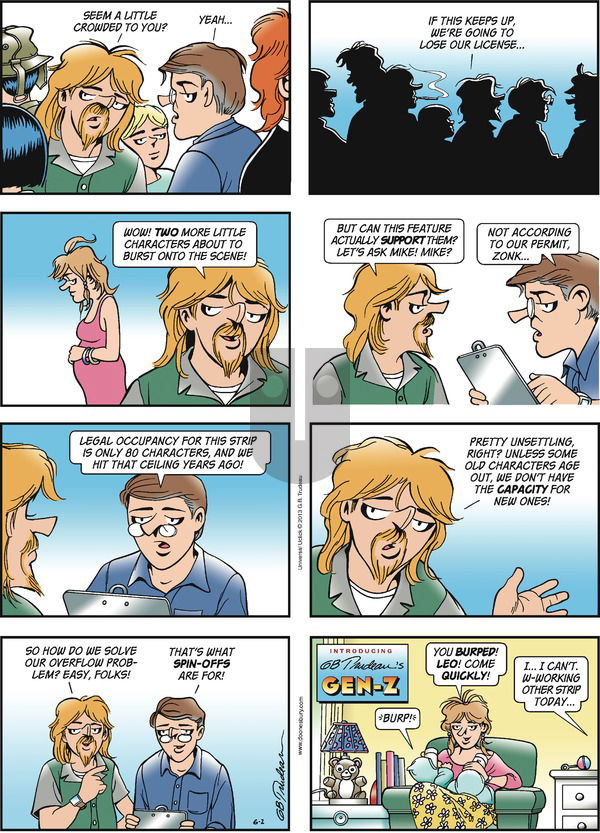 Doonesbury on Sunday June 2, 2013 Comic Strip