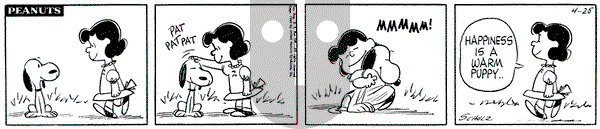 Peanuts - Monday April 25, 1960 Comic Strip