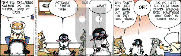 Get Fuzzy on Saturday September 15, 2012 Comic Strip