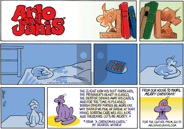 Arlo and Janis on Sunday December 25, 2011 Comic Strip