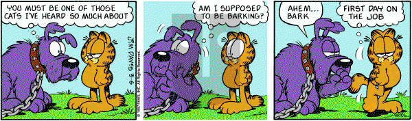 Garfield on Thursday March 6, 1997 Comic Strip