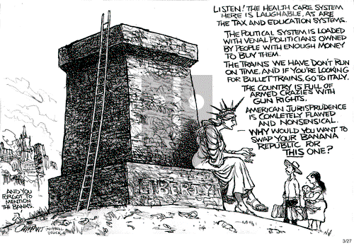 Pat Oliphant on Wednesday March 27, 2013 Comic Strip
