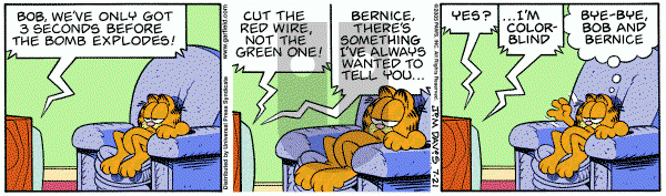 Garfield on Thursday July 21, 2005 Comic Strip