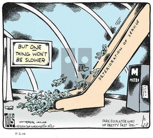 Tom Toles on Tuesday November 2, 2010 Comic Strip