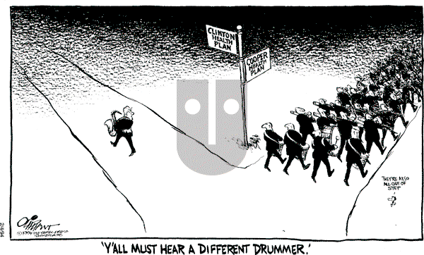 Pat Oliphant - Friday February 4, 1994 Comic Strip