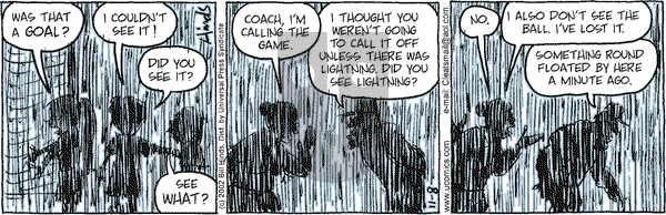 Cleats on Friday November 8, 2002 Comic Strip