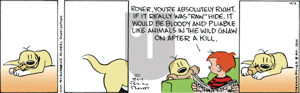 Red and Rover on Tuesday October 3, 2017 Comic Strip