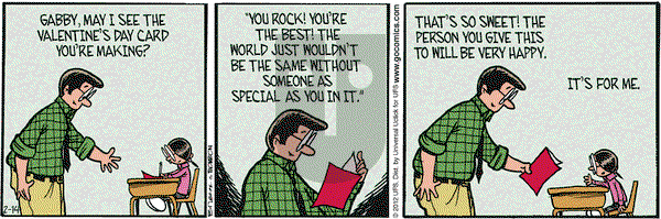 Grand Avenue on Tuesday February 14, 2012 Comic Strip