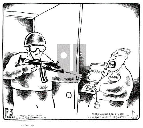 Tom Toles on Wednesday April 26, 2000 Comic Strip