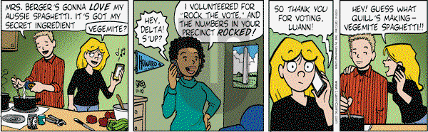 Luann on Monday November 10, 2014 Comic Strip