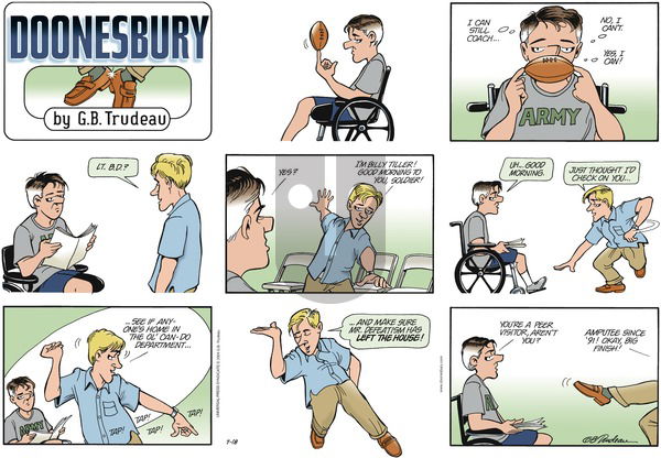 Doonesbury on Sunday July 18, 2004 Comic Strip