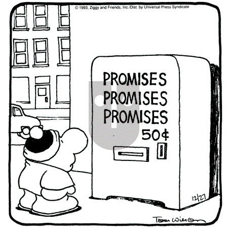 Ziggy - Monday December 27, 1993 Comic Strip