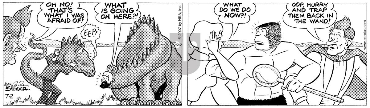Alley Oop - Monday July 2, 2007 Comic Strip