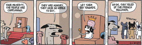Pooch Cafe on Saturday March 1, 2014 Comic Strip