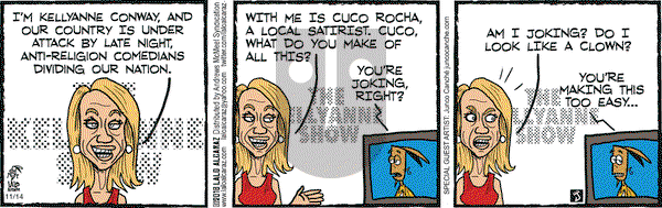 La Cucaracha on Wednesday November 14, 2018 Comic Strip