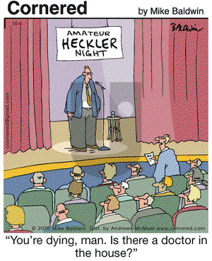 Cornered on Tuesday October 6, 2020 Comic Strip
