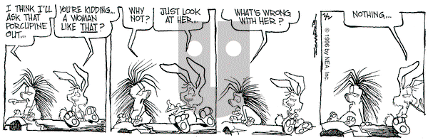 The Grizzwells on Friday February 2, 1996 Comic Strip
