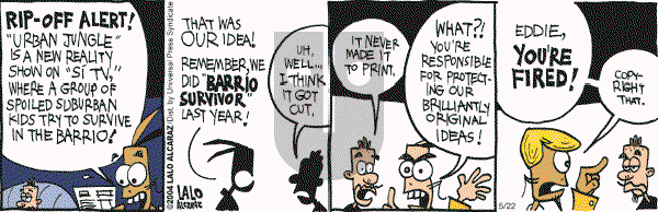 La Cucaracha on Saturday May 22, 2004 Comic Strip