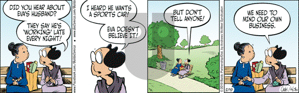 Baldo on Tuesday February 19, 2019 Comic Strip