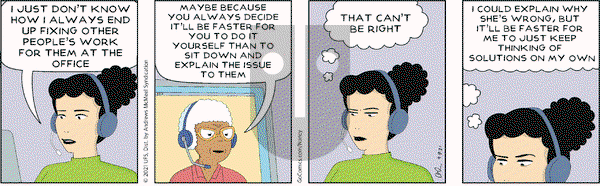 Nancy on Wednesday September 8, 2021 Comic Strip