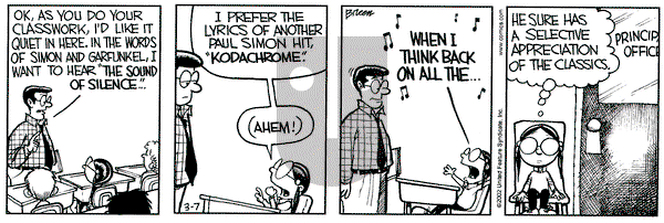 Grand Avenue on Thursday March 7, 2002 Comic Strip