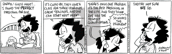 Baby Blues on Saturday February 7, 1998 Comic Strip