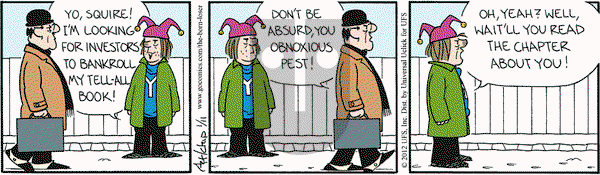 The Born Loser - Wednesday January 11, 2012 Comic Strip