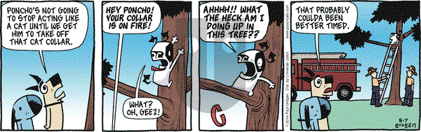 Pooch Cafe on Thursday August 7, 2014 Comic Strip