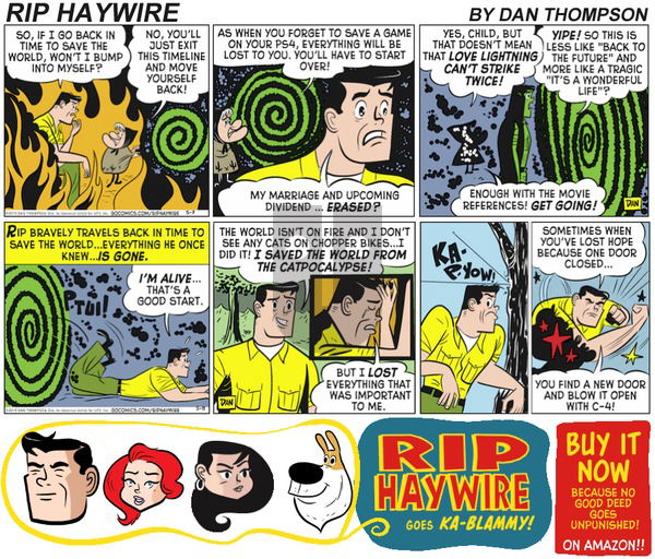 Rip Haywire on Sunday April 16, 2017 Comic Strip
