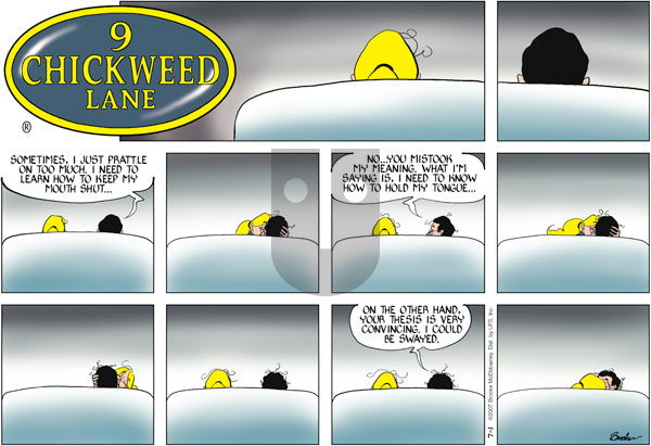 9 Chickweed Lane on Sunday July 1, 2007 Comic Strip
