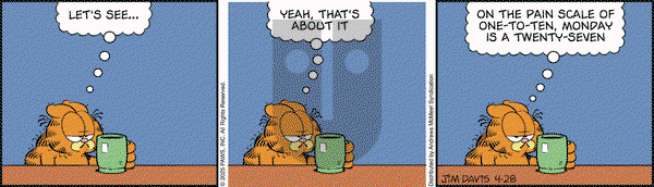 Garfield on Monday April 28, 2025 Comic Strip