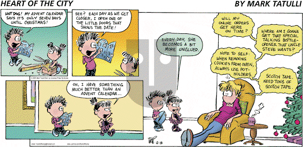 Heart of the City on Sunday December 18, 2005 Comic Strip