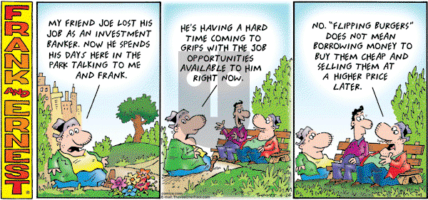 Frank and Ernest on Sunday April 24, 2011 Comic Strip