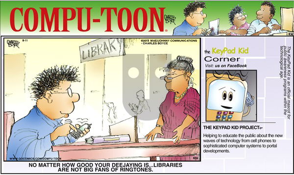 Compu-toon on Sunday August 11, 2013 Comic Strip