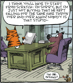Reality Check on Monday February 12, 2018 Comic Strip