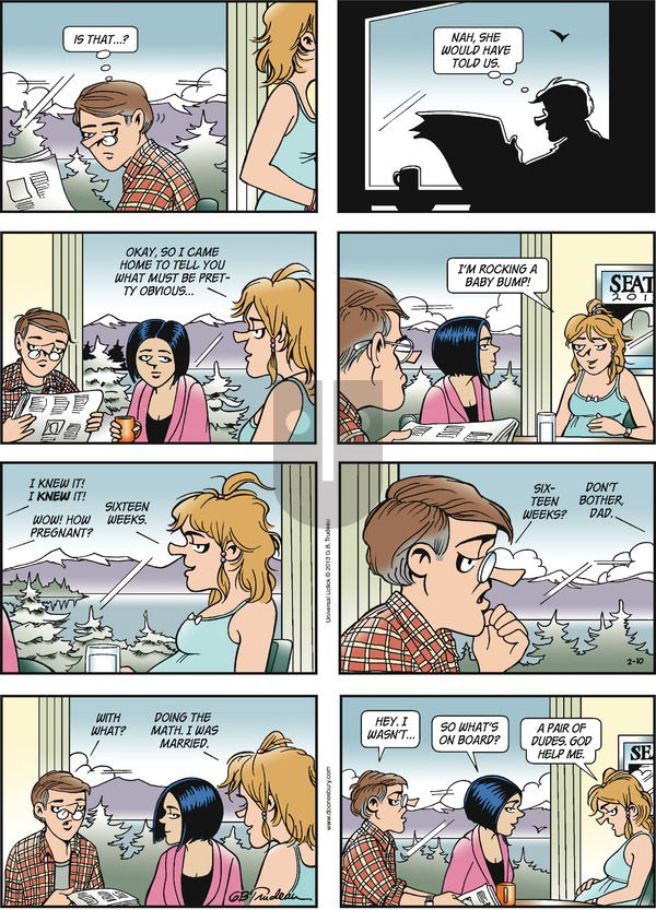 Doonesbury on Sunday February 10, 2013 Comic Strip