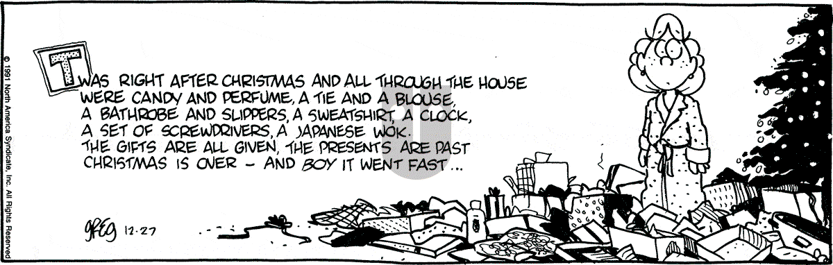 Luann - Friday December 27, 1991 Comic Strip