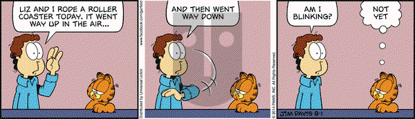 Garfield on Friday August 1, 2014 Comic Strip