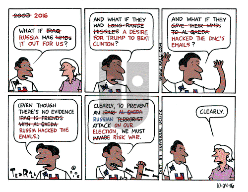 Ted Rall on Monday October 24, 2016 Comic Strip