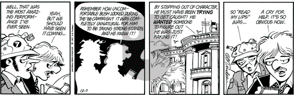 Doonesbury on Friday December 7, 1990 Comic Strip