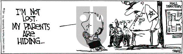 The Buckets on Saturday January 2, 1999 Comic Strip
