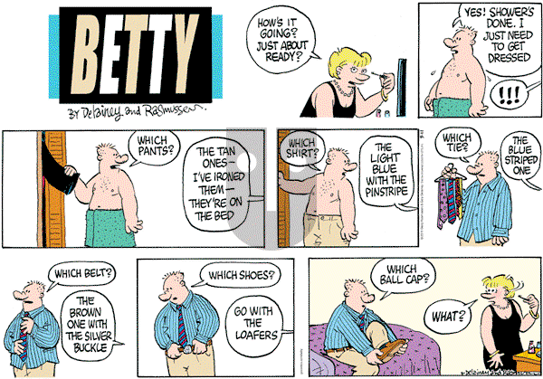 Betty - Sunday September 11, 2011 Comic Strip